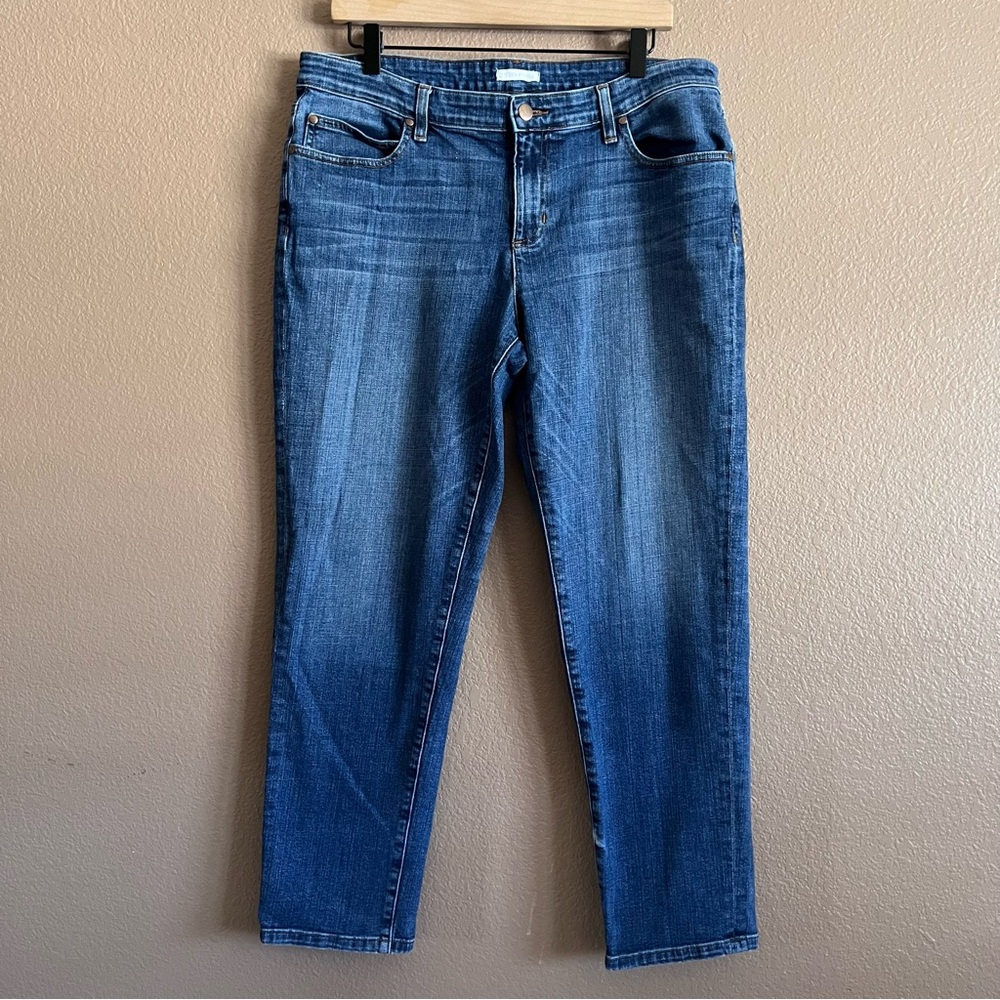 Eileen Fisher Straight Leg Jeans Size 14